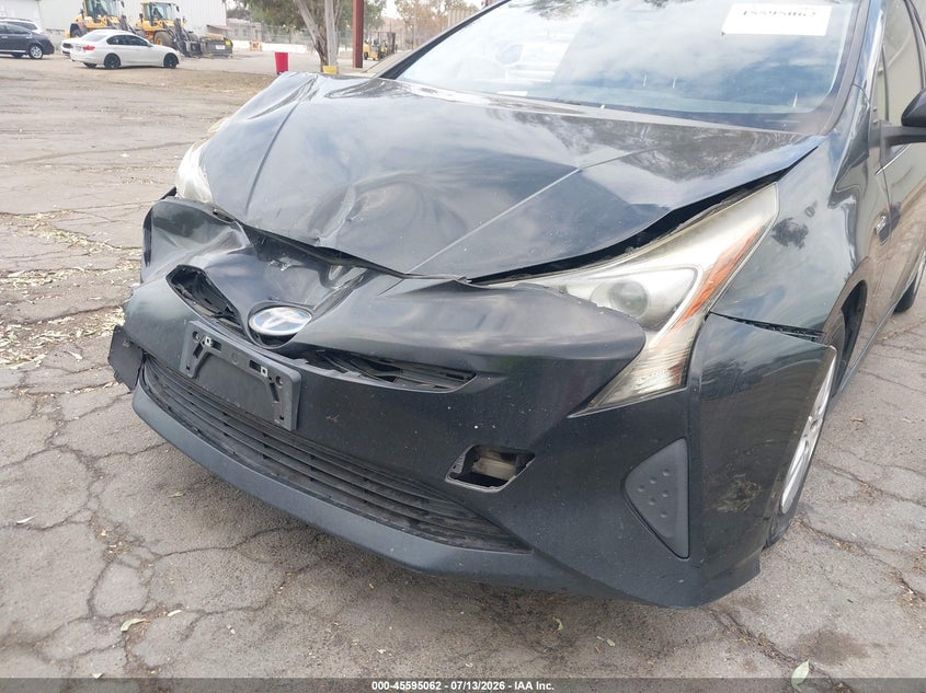 2017 Toyota Prius VIN JTDKBRFUXH3057222 IAAI salvage auction — FRONT & REAR, Salvage (California), sold $1,300 on 2026-07-17 (photo 6)