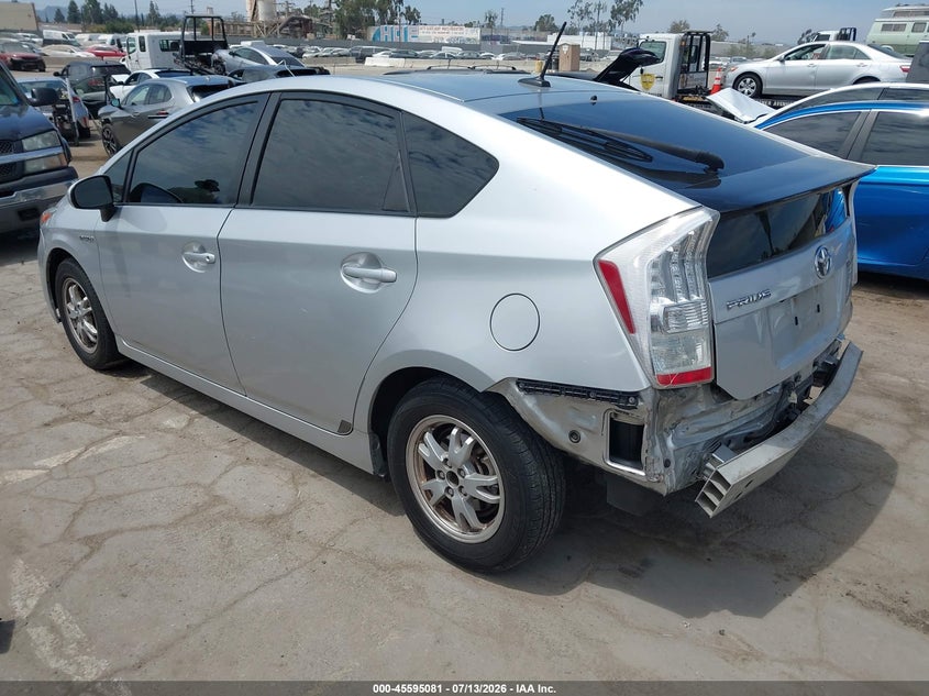 2010 Toyota Prius VIN JTDKN3DU2A0239589 IAAI salvage auction — RIGHT REAR, Salvage (California), sold $1,150 on 2026-07-29 (photo 3)