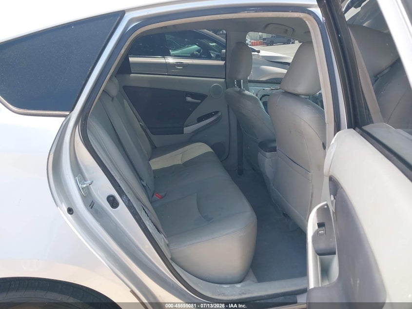 2010 Toyota Prius VIN JTDKN3DU2A0239589 IAAI salvage auction — RIGHT REAR, Salvage (California), sold $1,150 on 2026-07-29 (photo 8)
