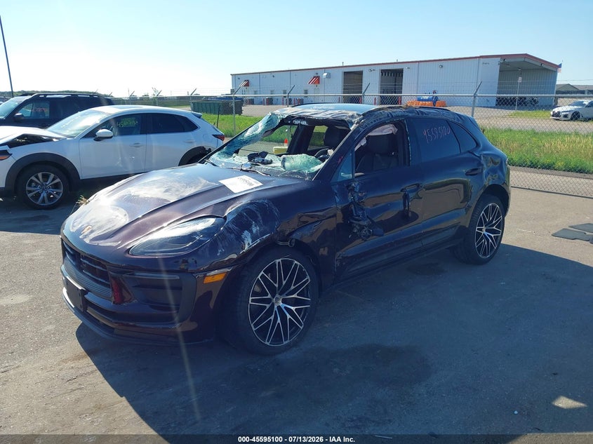 2024 Porsche Macan VIN WP1AA2A53RLB19016 IAAI salvage auction — ROLLOVER, Salvage (Minnesota), sold $9,100 on 2026-09-08 (photo 2)