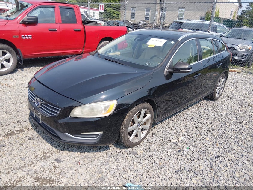 2016 Volvo V60 VIN YV140MEK9G1292930 IAAI salvage auction — NORMAL WEAR, Original (West Virginia), sold $450 on 2026-07-29 (photo 2)