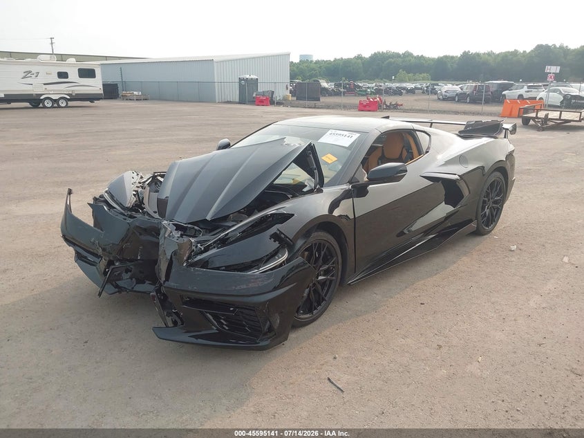 2023 Chevrolet Corvette VIN 1G1YC2D44P5113930 IAAI salvage auction — FRONT END, Salvage Title, sold $28,800 on 2026-09-01 (photo 2)