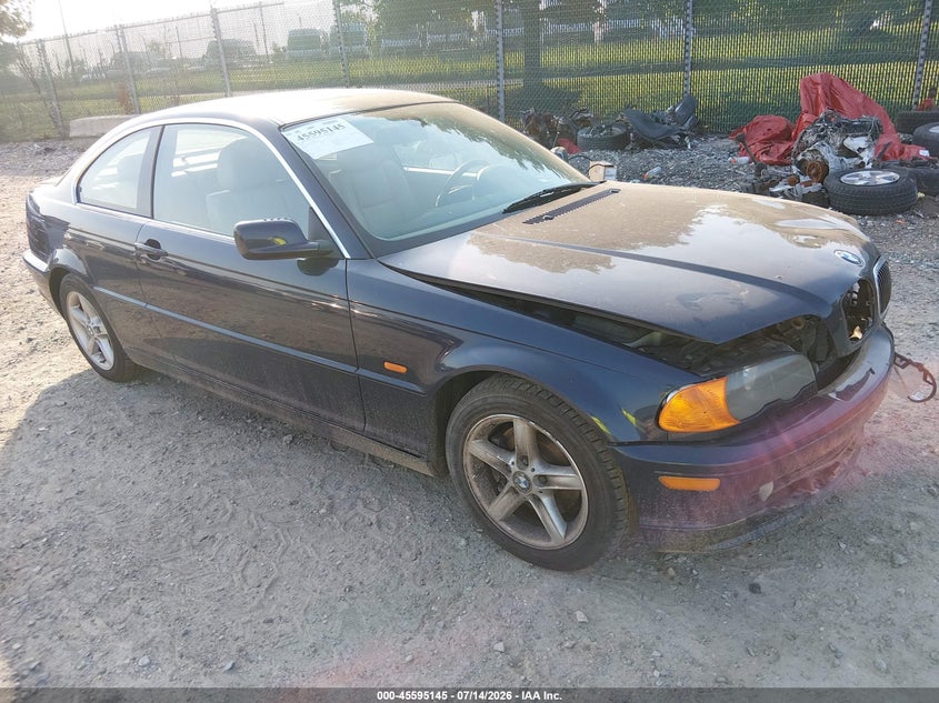 2003 BMW 3er VIN WBABN33403PG62053 IAAI salvage auction — LEFT SIDE, Salvage (Pennsylvania), sold $375 on 2026-08-07 (photo 1)
