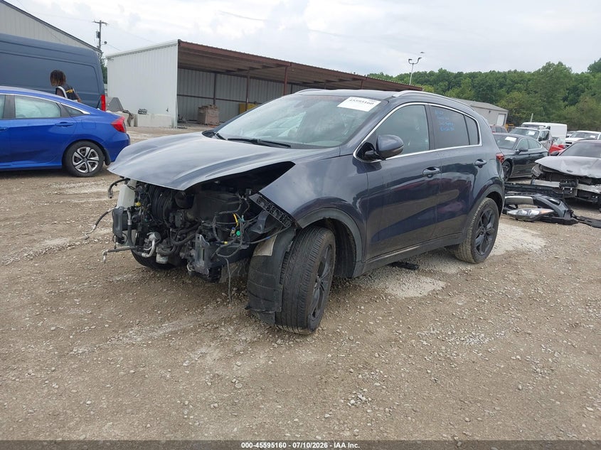 2020 Kia Sportage VIN KNDP63AC5L7725483 IAAI salvage auction — FRONT END, Salvage (Ohio), sold $2,450 on 2026-07-29 (photo 2)
