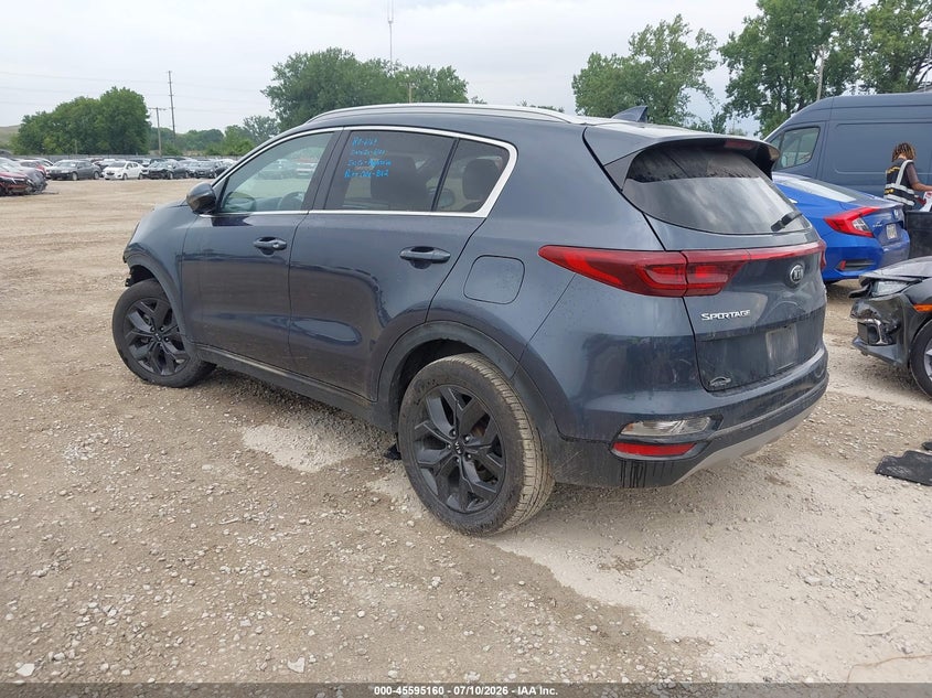 2020 Kia Sportage VIN KNDP63AC5L7725483 IAAI salvage auction — FRONT END, Salvage (Ohio), sold $2,450 on 2026-07-29 (photo 3)