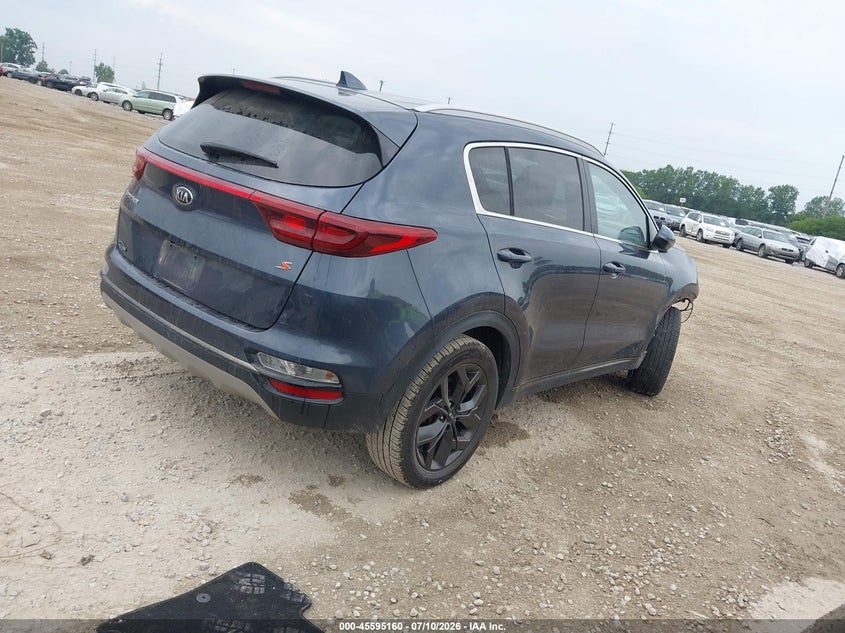 2020 Kia Sportage VIN KNDP63AC5L7725483 IAAI salvage auction — FRONT END, Salvage (Ohio), sold $2,450 on 2026-07-29 (photo 4)