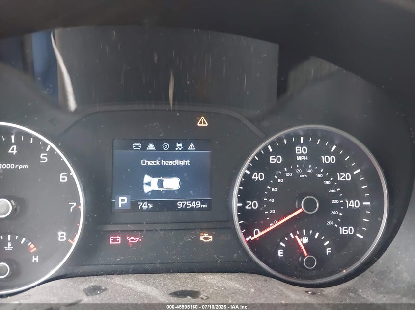 2020 Kia Sportage VIN KNDP63AC5L7725483 IAAI salvage auction — FRONT END, Salvage (Ohio), sold $2,450 on 2026-07-29 (photo 7)