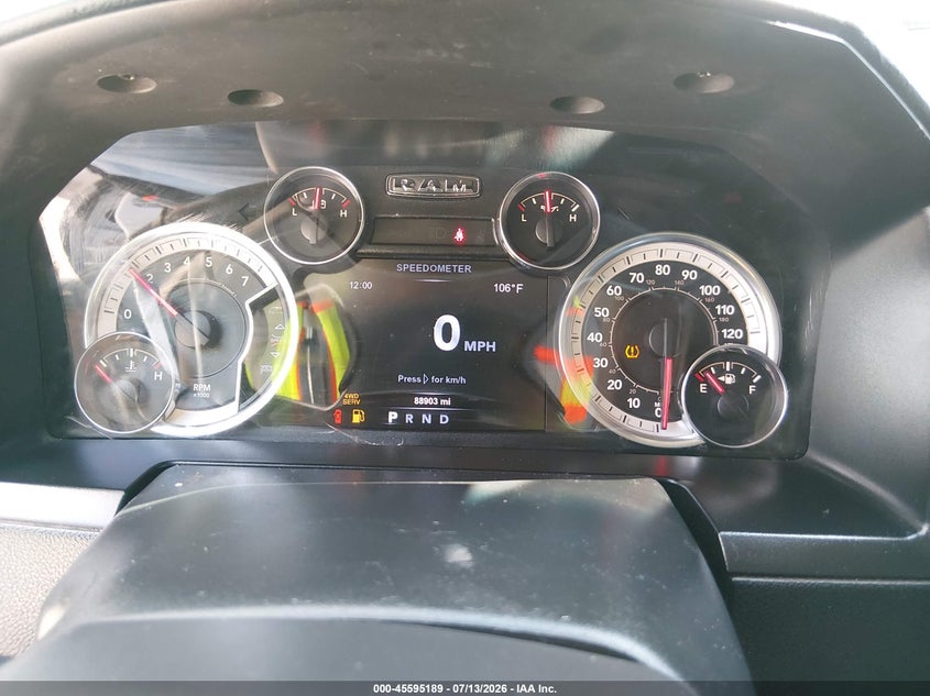 2017 Ram 1500 VIN 1C6RR7NTXHS688797 IAAI salvage auction — ALL OVER, Original (Texas), sold $5,700 on 2026-07-24 (photo 7)