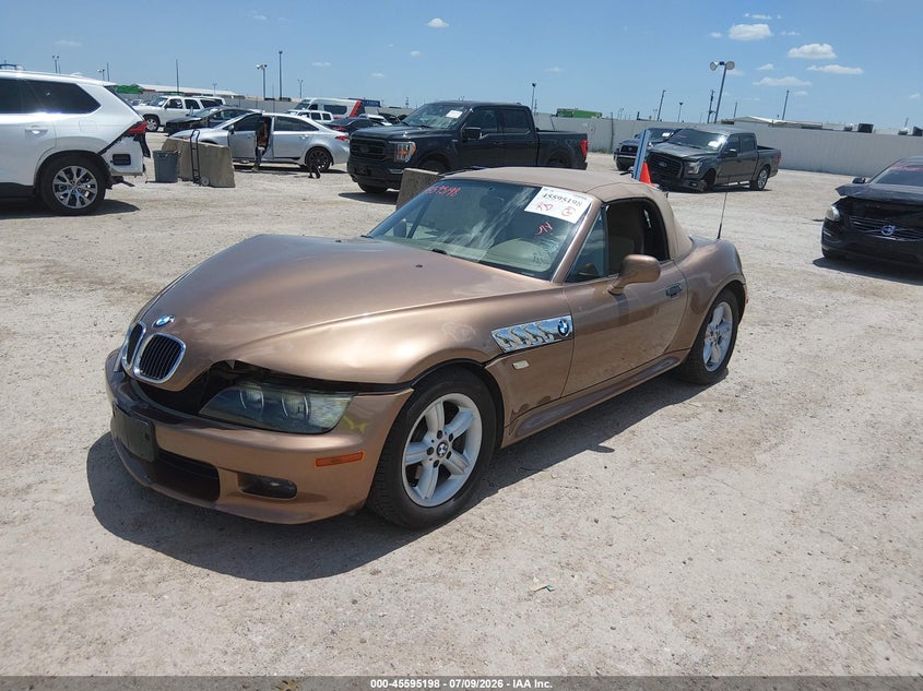 2000 BMW Z3 VIN WBACH9348YLG05709 IAAI salvage auction — FRONT END, Salvage (Texas), sold $125 on 2026-07-22 (photo 2)