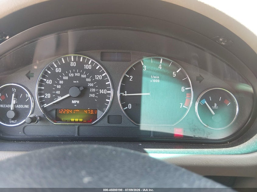 2000 BMW Z3 VIN WBACH9348YLG05709 IAAI salvage auction — FRONT END, Salvage (Texas), sold $125 on 2026-07-22 (photo 7)