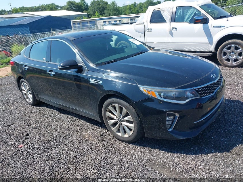 2018 Kia Optima VIN 5XXGT4L36JG247980 IAAI salvage auction — NORMAL WEAR, Clear (South Carolina), sold $1,150 on 2026-07-28 (photo 1)