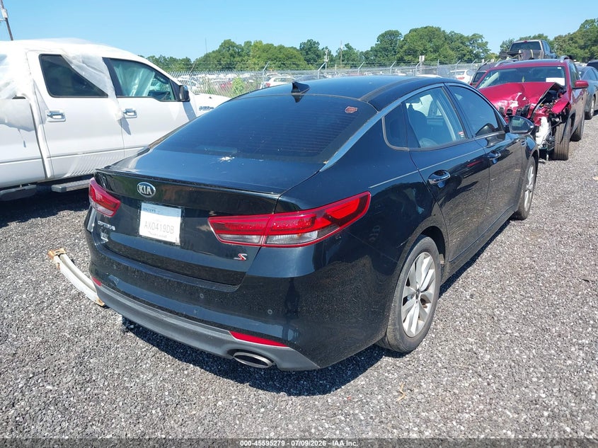 2018 Kia Optima VIN 5XXGT4L36JG247980 IAAI salvage auction — NORMAL WEAR, Clear (South Carolina), sold $1,150 on 2026-07-28 (photo 4)