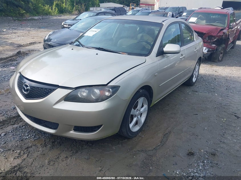 2006 Mazda 3 VIN JM1BK12F861463744 IAAI salvage auction — NORMAL WEAR, Clear, sold $25 on 2026-07-21 (photo 2)