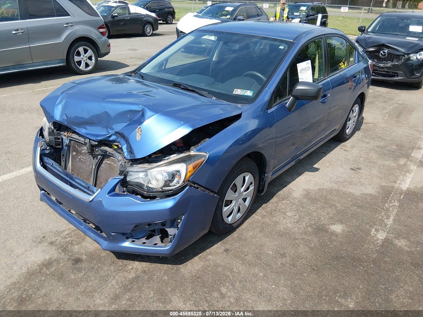 2016 Subaru Impreza VIN JF1GJAA65GH018564 IAAI salvage auction — FRONT END, Salvage (Pennsylvania), sold $225 on 2026-07-27 (photo 2)