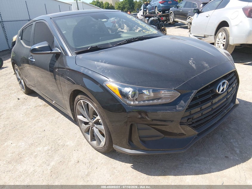 2019 Hyundai Veloster VIN KMHTG6AF2KU008980 IAAI salvage auction — NORMAL WEAR, Clear - Public Restricted (Oklahoma), sold $25 on 2026-07-22 (photo 1)
