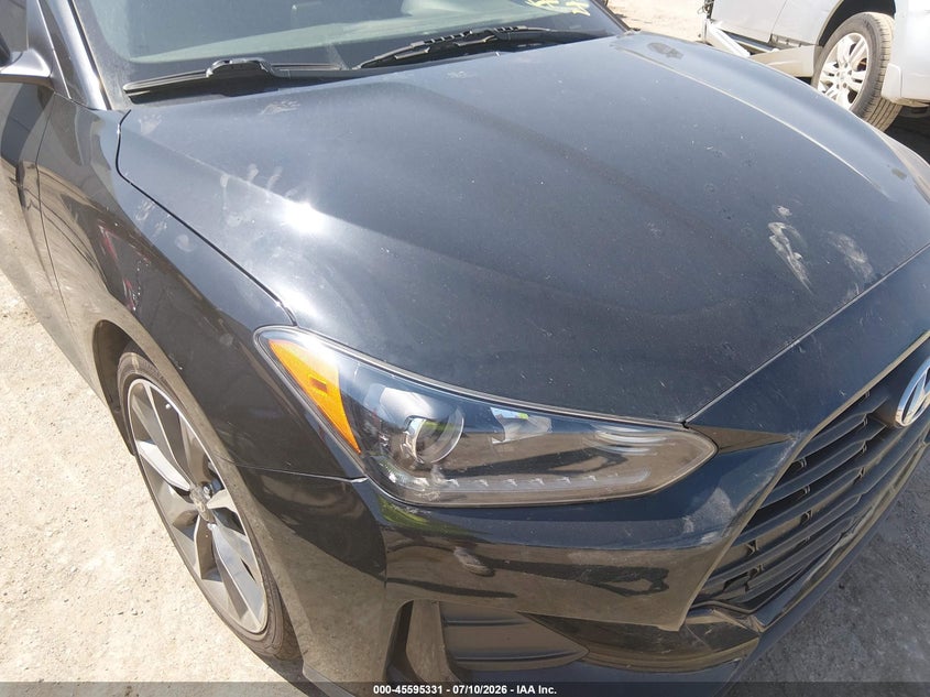 2019 Hyundai Veloster VIN KMHTG6AF2KU008980 IAAI salvage auction — NORMAL WEAR, Clear - Public Restricted (Oklahoma), sold $25 on 2026-07-22 (photo 6)