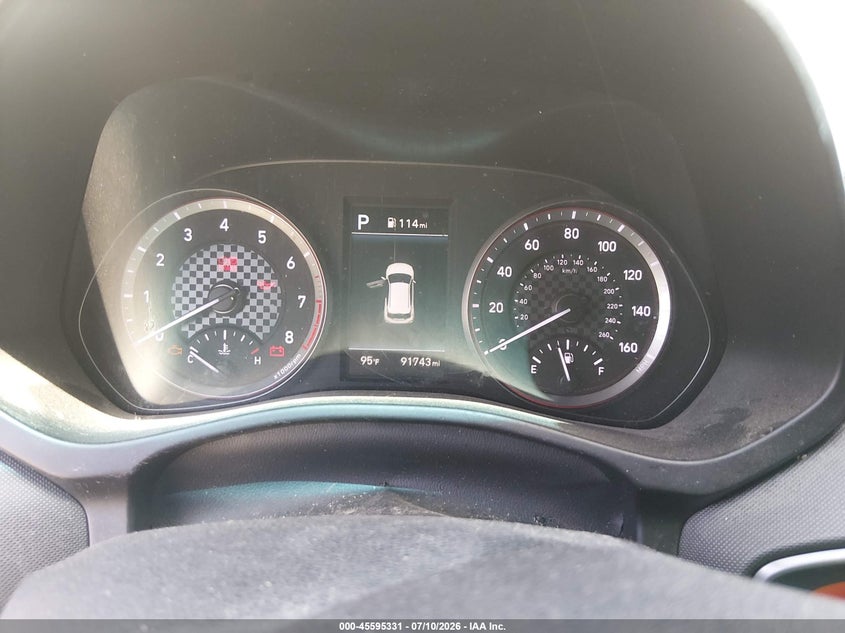 2019 Hyundai Veloster VIN KMHTG6AF2KU008980 IAAI salvage auction — NORMAL WEAR, Clear - Public Restricted (Oklahoma), sold $25 on 2026-07-22 (photo 7)