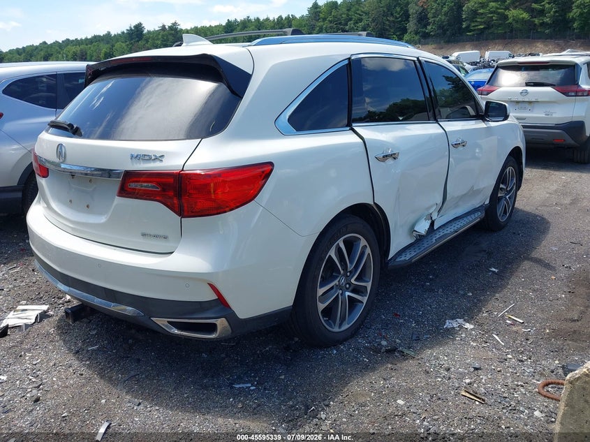 2017 Acura Mdx VIN 5FRYD4H89HB034149 IAAI salvage auction — SIDE, Salvage Title, sold $2,850 on 2026-07-26 (photo 4)