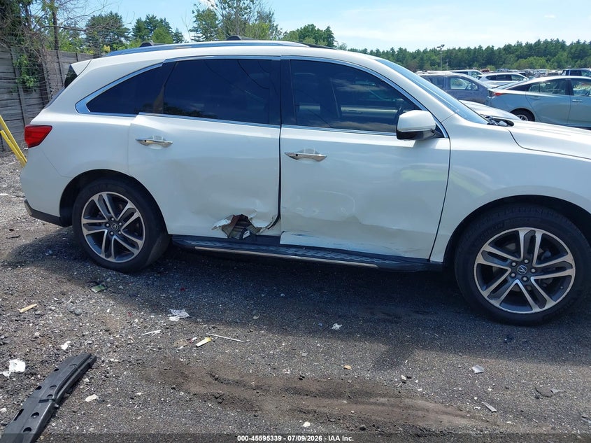 2017 Acura Mdx VIN 5FRYD4H89HB034149 IAAI salvage auction — SIDE, Salvage Title, sold $2,850 on 2026-07-26 (photo 6)