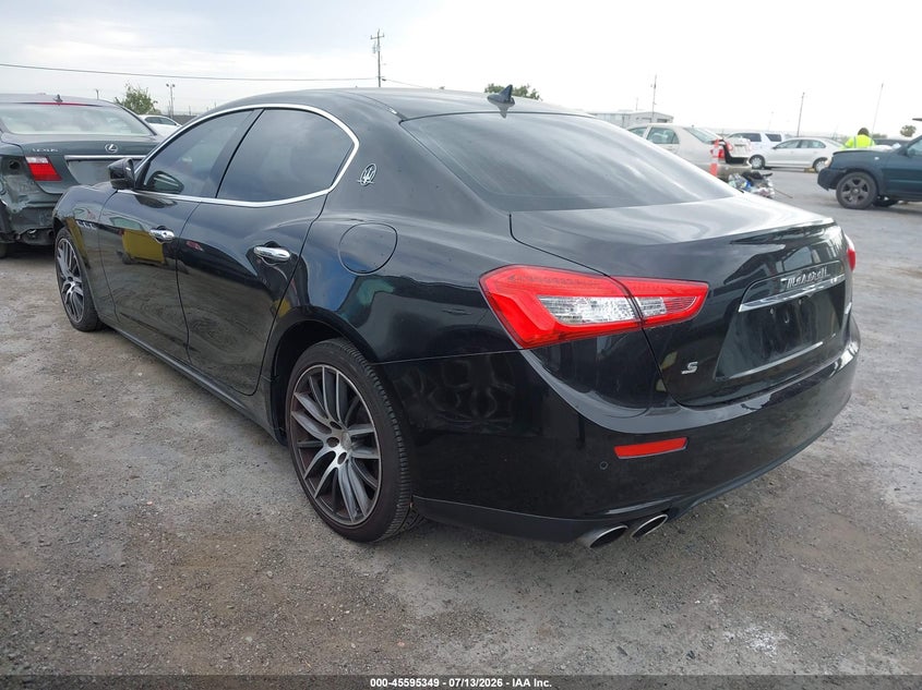 2017 Maserati Ghibli VIN ZAM57RSA1H1240851 IAAI salvage auction — FRONT END, Wait Title, sold $4,025 on 2026-09-17 (photo 3)
