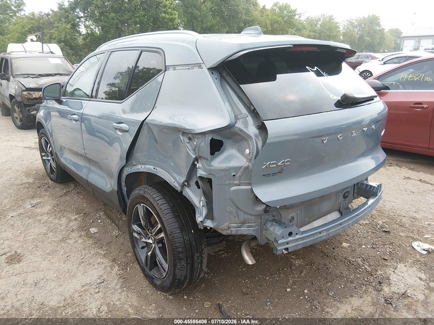 2023 Volvo Xc40 VIN YV4L12UV5P2096554 IAAI salvage auction — REAR END, Salvage (Indiana), sold $12,200 on 2026-08-13 (photo 3)