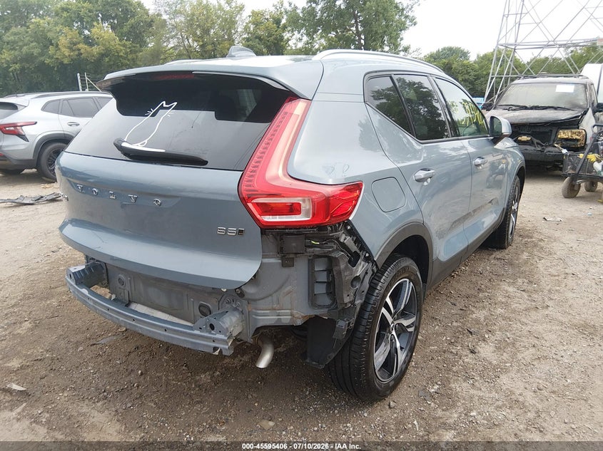 2023 Volvo Xc40 VIN YV4L12UV5P2096554 IAAI salvage auction — REAR END, Salvage (Indiana), sold $12,200 on 2026-08-13 (photo 4)