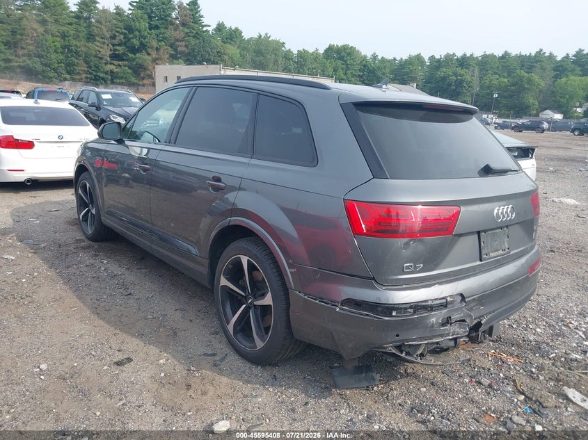2019 Audi Q7 VIN WA1VABF72KD019478 IAAI salvage auction — LEFT REAR, Wait Title, sold $7,200 on 2026-09-05 (photo 3)