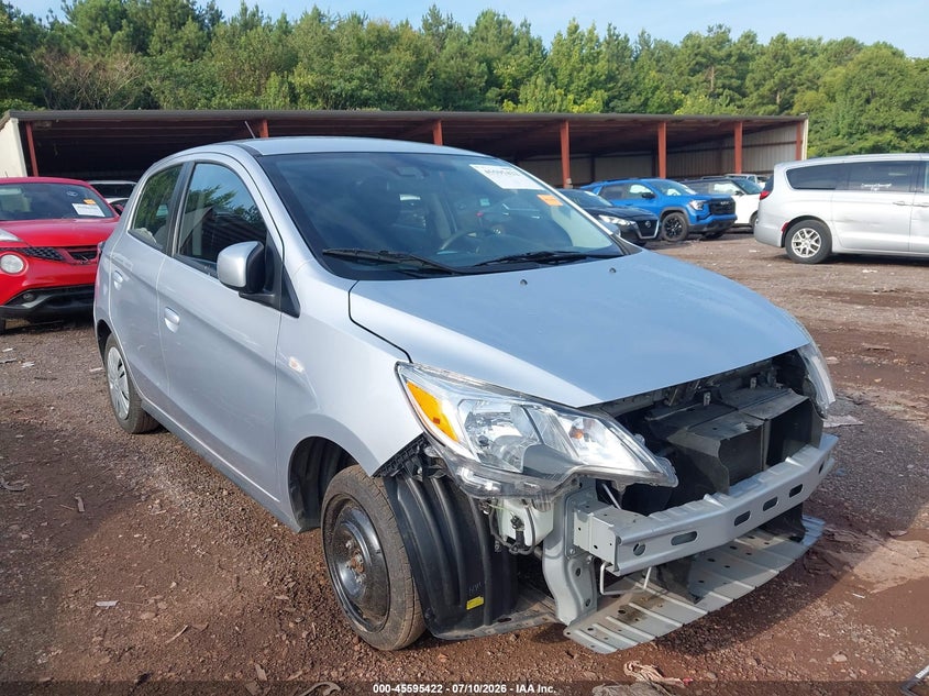 2024 Mitsubishi Mirage VIN ML32AUHJ1RH027798 IAAI salvage auction — FRONT END, Enterprise Vehicles Clear Only (Ohio), sold $5,675 on 2026-07-15 (photo 1)