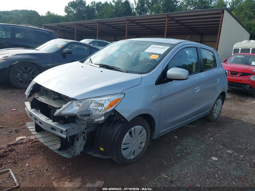 2024 Mitsubishi Mirage VIN ML32AUHJ1RH027798 IAAI salvage auction — FRONT END, Enterprise Vehicles Clear Only (Ohio), sold $5,675 on 2026-07-15 (photo 2)