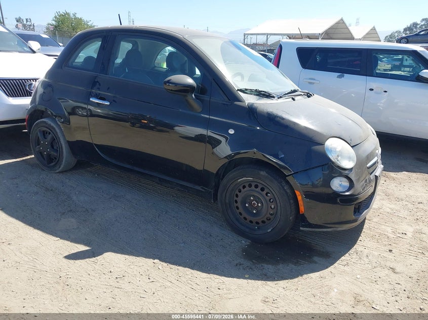 2014 Fiat 500 VIN 3C3CFFARXET294050 IAAI salvage auction — UNKNOWN, Clear - Dealer Only (California), sold $900 on 2026-07-29 (photo 1)