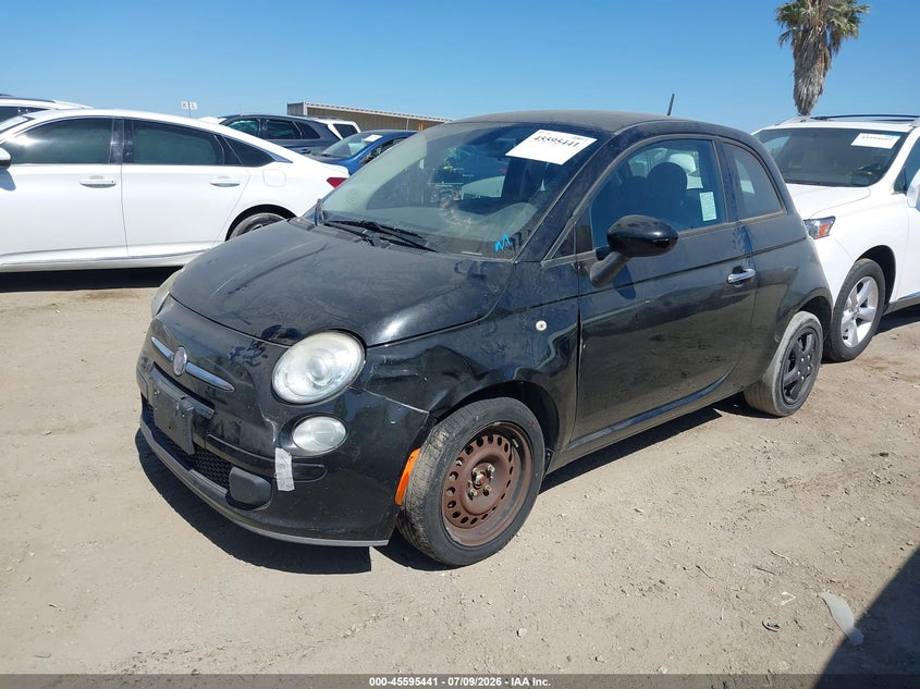 2014 Fiat 500 VIN 3C3CFFARXET294050 IAAI salvage auction — UNKNOWN, Clear - Dealer Only (California), sold $900 on 2026-07-29 (photo 2)