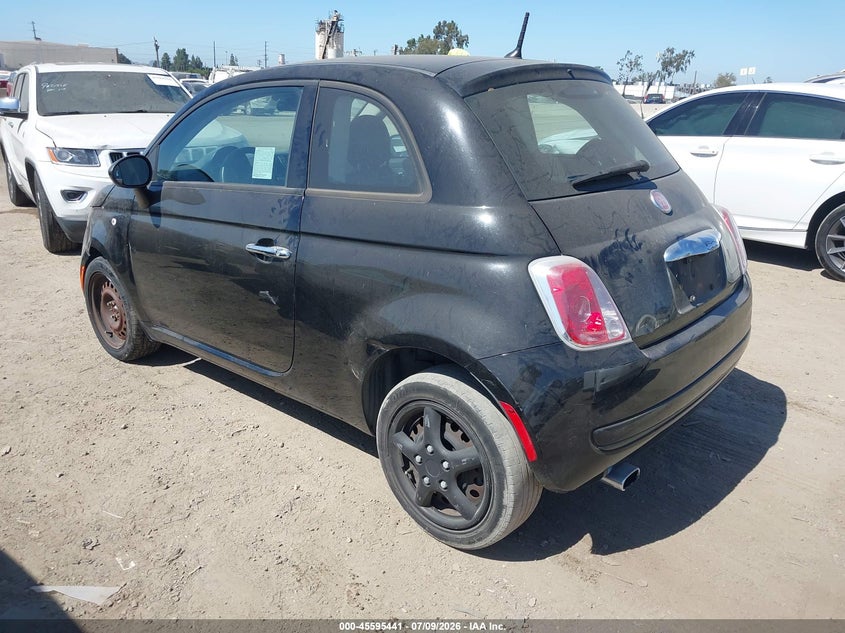 2014 Fiat 500 VIN 3C3CFFARXET294050 IAAI salvage auction — UNKNOWN, Clear - Dealer Only (California), sold $900 on 2026-07-29 (photo 3)