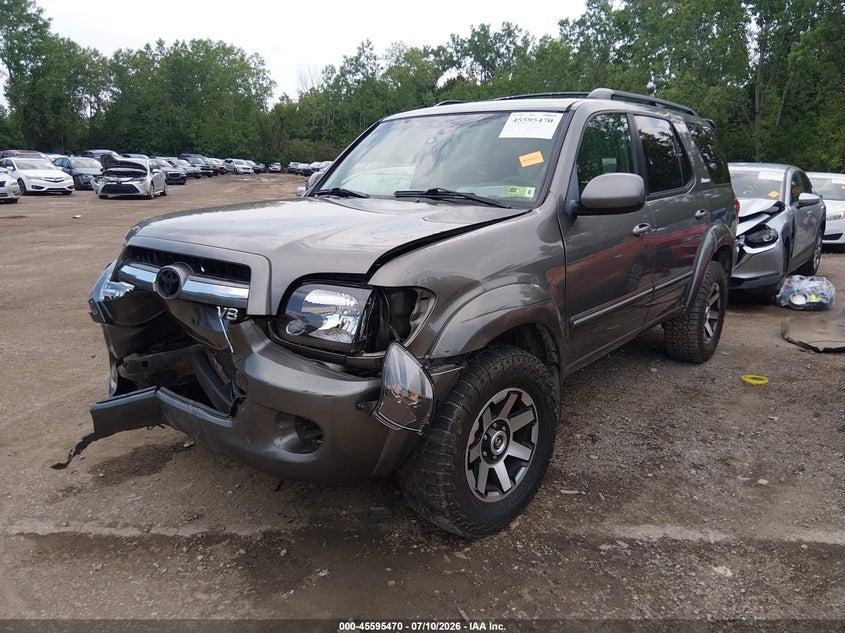 2005 Toyota Sequoia VIN 5TDBT48AX5S249964 IAAI salvage auction — FRONT END, Salvage (Ohio), sold $675 on 2026-07-28 (photo 2)