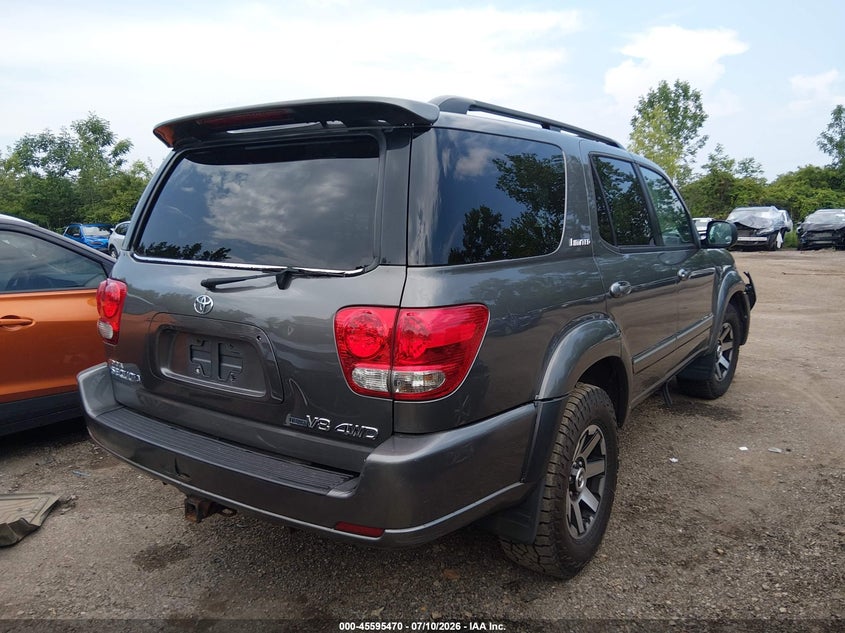 2005 Toyota Sequoia VIN 5TDBT48AX5S249964 IAAI salvage auction — FRONT END, Salvage (Ohio), sold $675 on 2026-07-28 (photo 4)