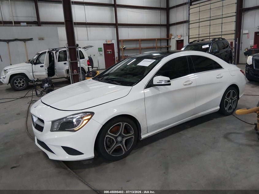 2014 Mercedes-benz Cla-klasse VIN WDDSJ4EB0EN045446 IAAI salvage auction — WATER/FLOOD, Salvage (Idaho), sold $1,925 on 2026-08-14 (photo 2)