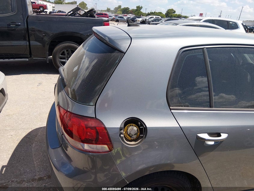 2012 Volkswagen Golf VIN WVWDM7AJ2CW279099 IAAI salvage auction — REAR END, Salvage Title, sold $575 on 2026-08-12 (photo 6)
