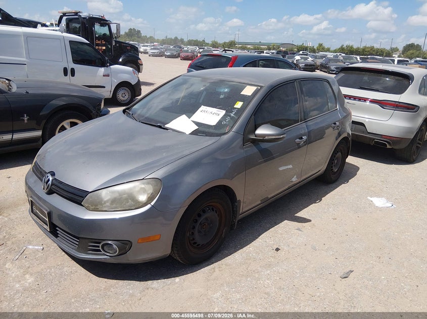 2012 Volkswagen Golf VIN WVWDM7AJ2CW279099 IAAI salvage auction — REAR END, Salvage Title, sold $575 on 2026-08-12 (photo 2)