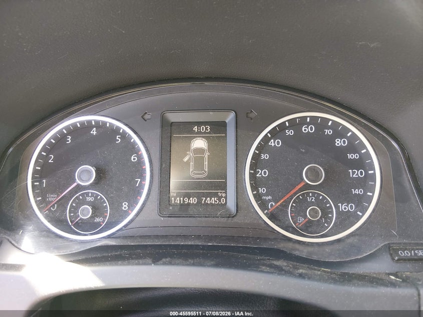 2013 Volkswagen Tiguan VIN WVGBV3AX3DW571455 IAAI salvage auction — NORMAL WEAR, Peddle Clear Public-Restricted (Oregon), sold $225 on 2026-07-29 (photo 7)