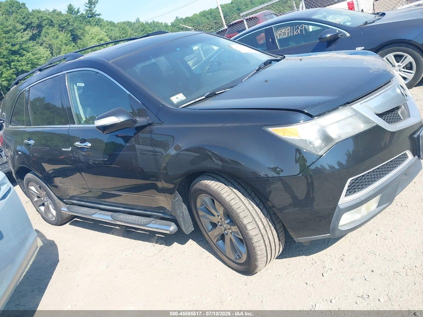 2010 Acura Mdx VIN 2HNYD2H72AH515822 IAAI salvage auction — SIDE, Clear (Massachusetts), sold $575 on 2026-07-18 (photo 1)