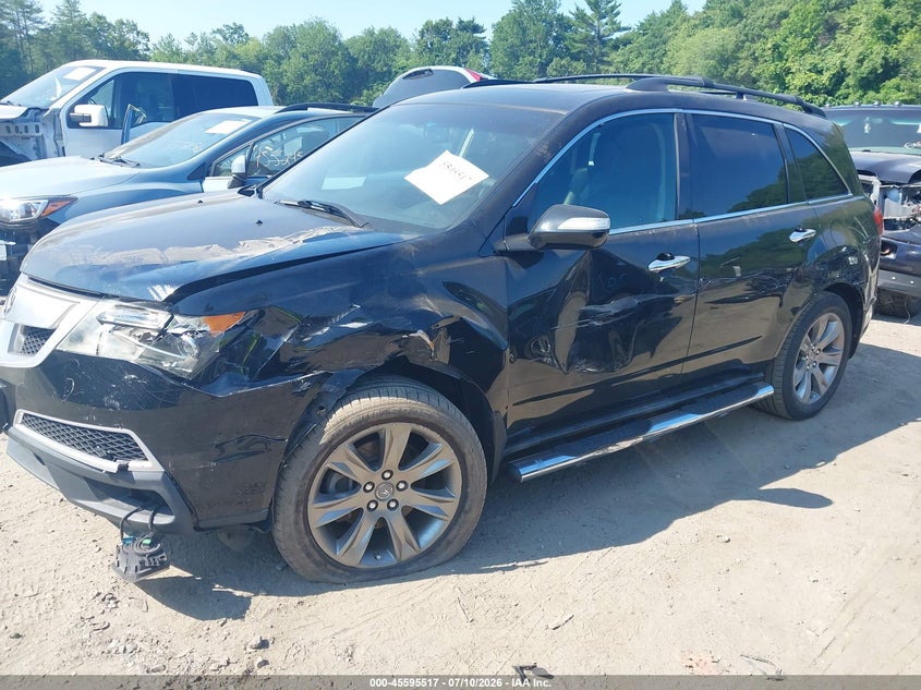 2010 Acura Mdx VIN 2HNYD2H72AH515822 IAAI salvage auction — SIDE, Clear (Massachusetts), sold $575 on 2026-07-18 (photo 2)
