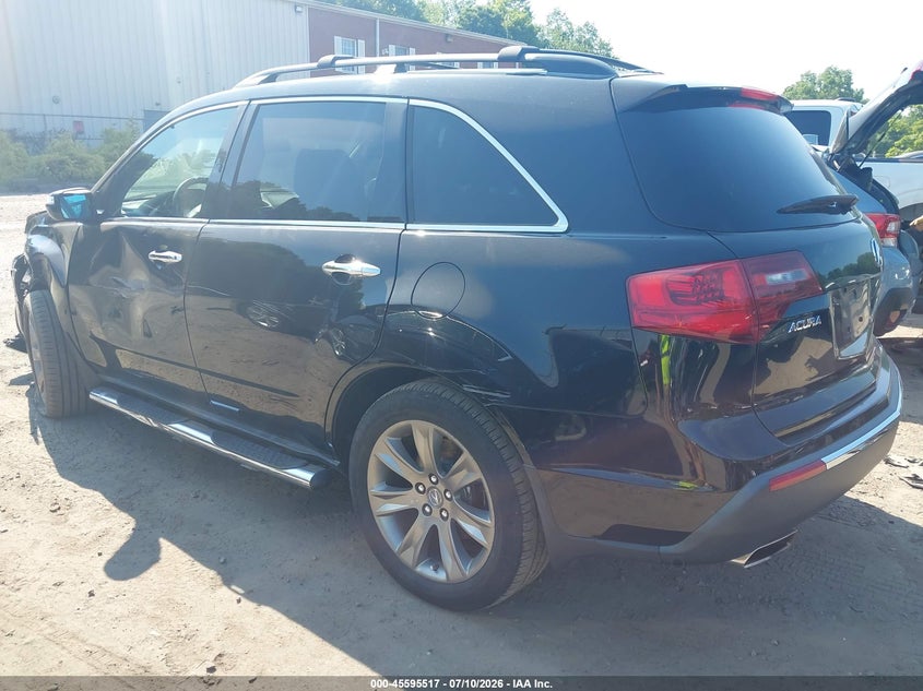 2010 Acura Mdx VIN 2HNYD2H72AH515822 IAAI salvage auction — SIDE, Clear (Massachusetts), sold $575 on 2026-07-18 (photo 3)
