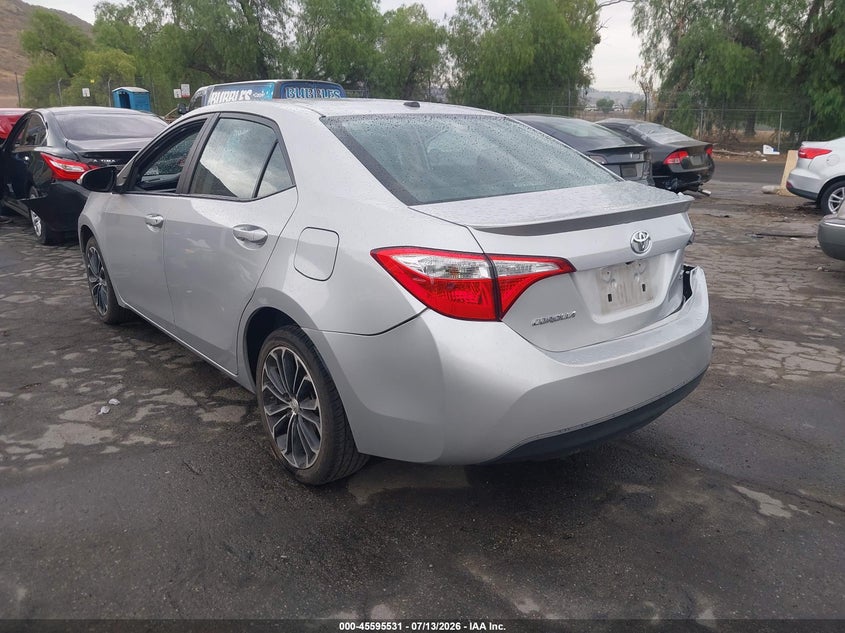 2014 Toyota Corolla VIN 5YFBURHE4EP173518 IAAI salvage auction — RIGHT REAR, Salvage (California), sold $1,750 on 2026-07-21 (photo 3)