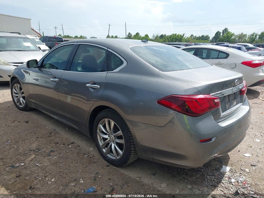 2015 Infiniti Q70 VIN JN1BY1AP7FM541005 IAAI salvage auction — SIDE, Salvage Title, sold $1,700 on 2026-07-29 (photo 3)