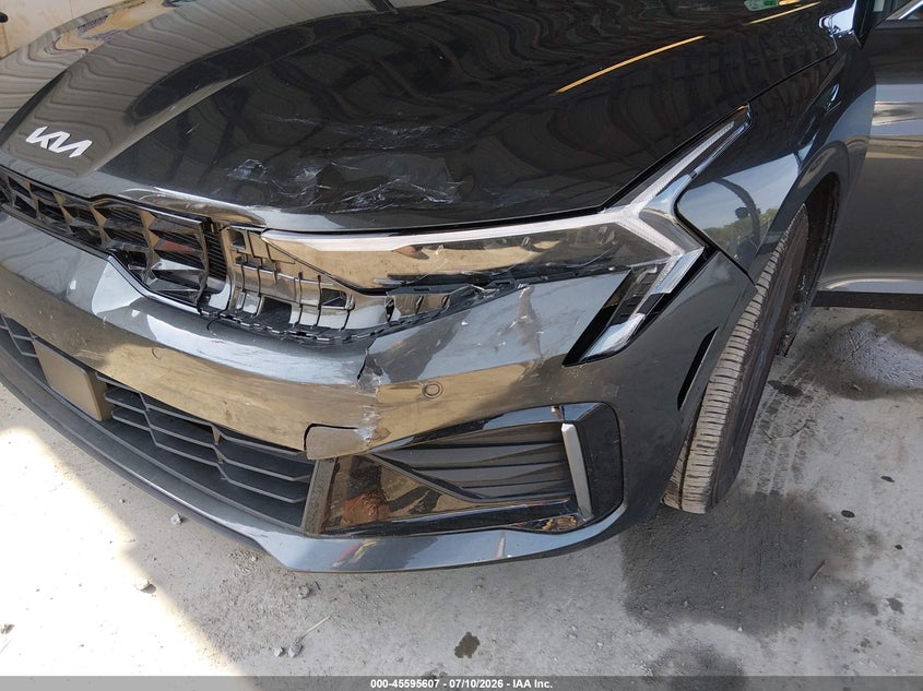 2026 Kia K5 VIN KNAG24J79T5444865 IAAI salvage auction — LEFT FRONT, Salvage Title, sold $4,600 on 2026-07-15 (photo 6)