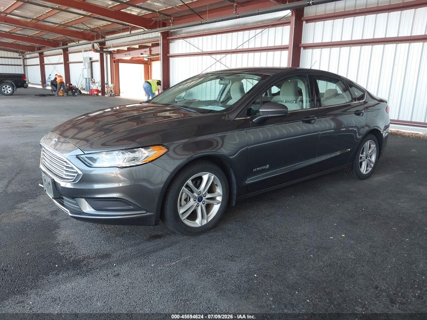 2018 Ford Fusion VIN 3FA6P0UU0JR235735 IAAI salvage auction — NORMAL WEAR, Sf97 (California), sold $9,125 on 2026-07-30 (photo 2)