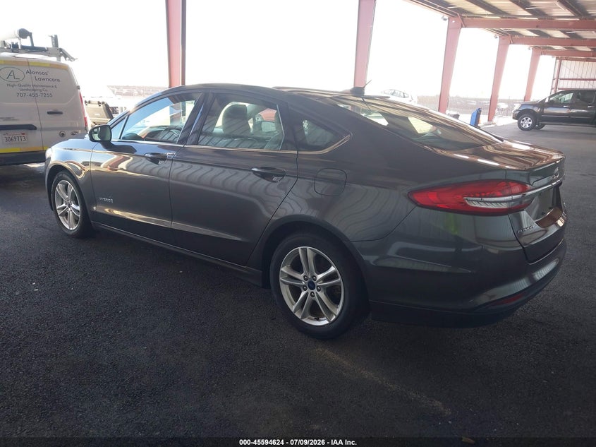 2018 Ford Fusion VIN 3FA6P0UU0JR235735 IAAI salvage auction — NORMAL WEAR, Sf97 (California), sold $9,125 on 2026-07-30 (photo 3)