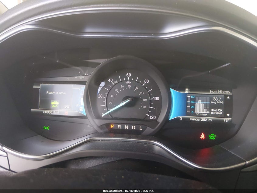 2018 Ford Fusion VIN 3FA6P0UU0JR235735 IAAI salvage auction — NORMAL WEAR, Sf97 (California), sold $9,125 on 2026-07-30 (photo 7)
