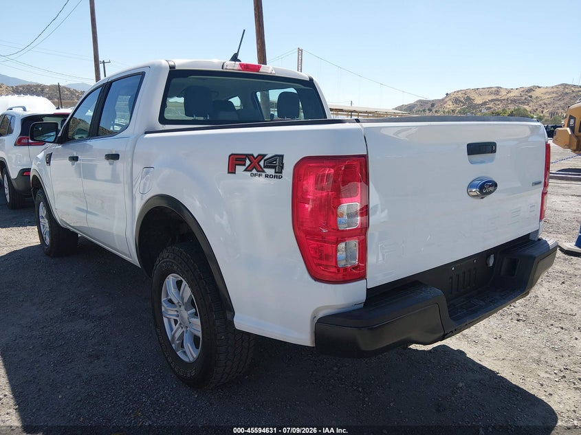 2019 Ford Ranger VIN 1FTER4FH8KLA57225 IAAI salvage auction — REAR END, Sf97 (California), sold $17,350 on 2026-08-25 (photo 3)