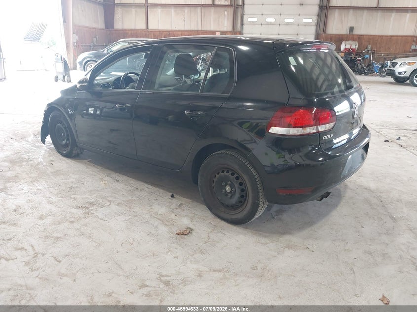 2013 Volkswagen Golf VIN WVWDB7AJ5DW002521 IAAI salvage auction — NORMAL WEAR, Wait Title, sold $750 on 2026-08-19 (photo 3)