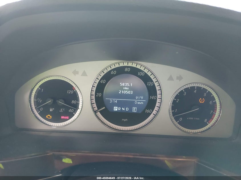 2012 Mercedes-benz Glk-klasse VIN WDCGG5GB4CF901527 IAAI salvage auction — REPOSSESSION, Salvage Title, sold $2,175 on 2026-07-31 (photo 7)